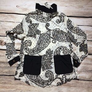 Tracy Negoshian Sheer Tunic S New Years